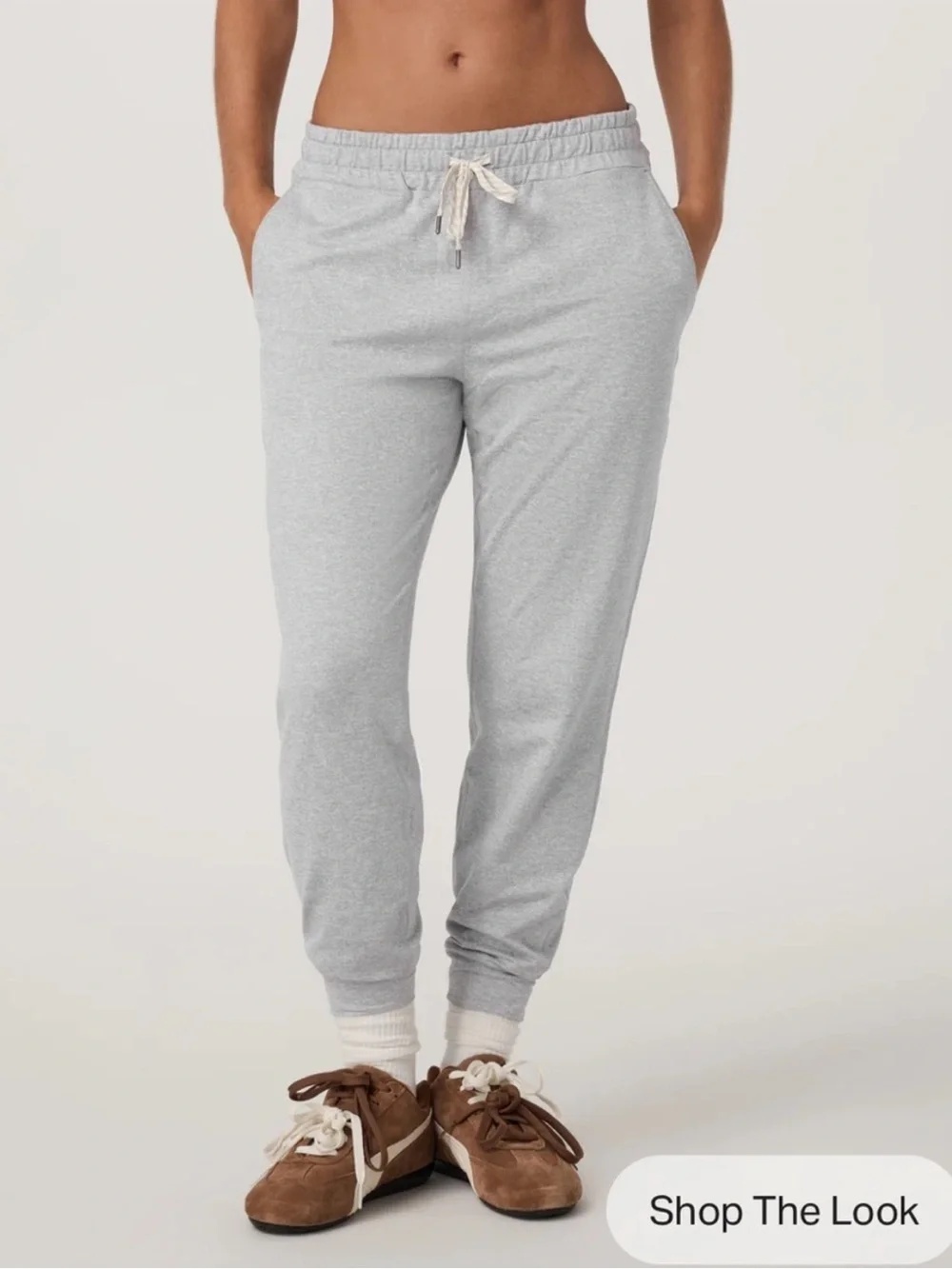 Vuori Women’s Pale Grey Heather Performance Joggers XL